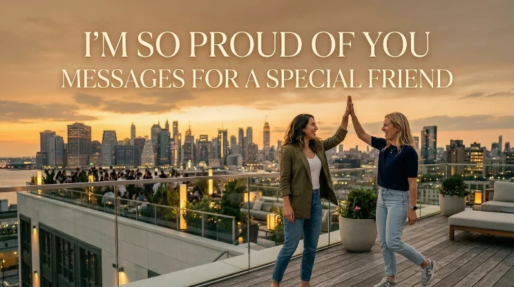 I’m So Proud of You Messages for a Special Friend