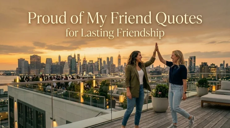 Proud of My Friend Quotes for Lasting Friendship