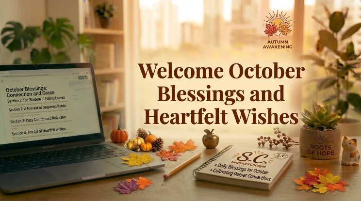 Welcome October Blessings and Heartfelt Wishes