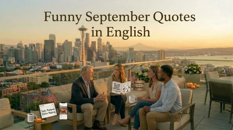 Funny September Quotes in English