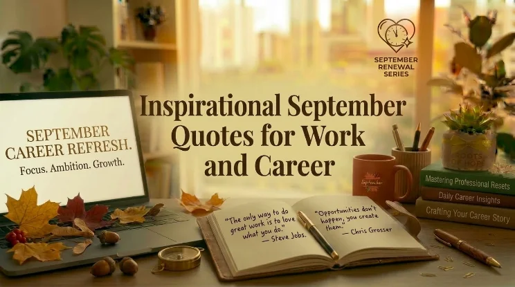 Inspirational September Quotes for Work and Career