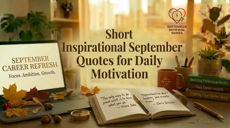 Short Inspirational September Quotes for Daily Motivation