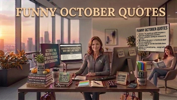Funny October Quotes