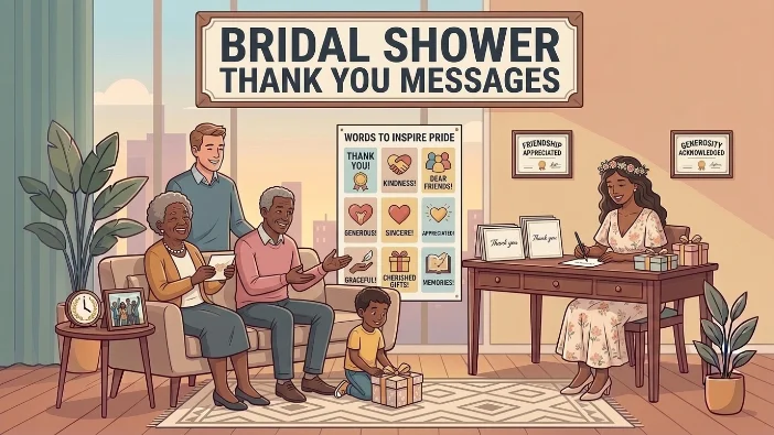 Bridal Shower Thank You Messages