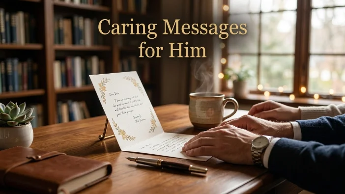 Caring Messages for Him