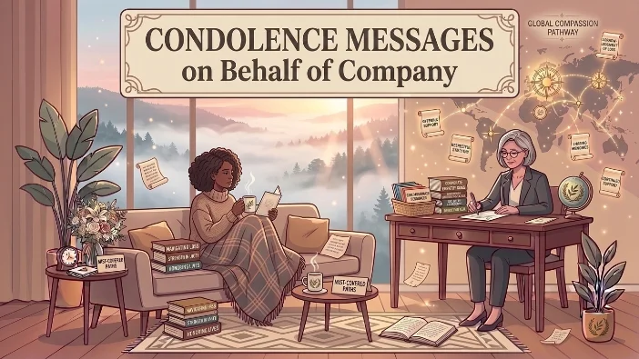 Condolence Messages on Behalf of Company