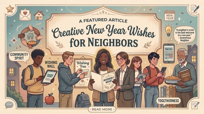 Creative New Year Wishes for Neighbors