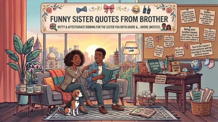 Funny Sister Quotes From Brother