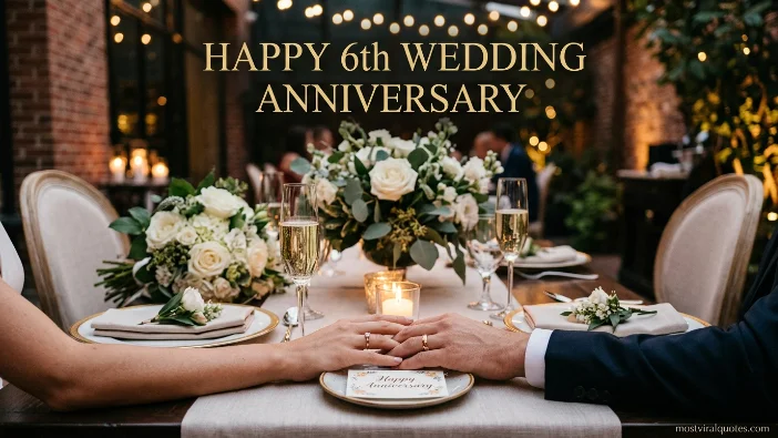 Happy 6th Wedding Anniversary