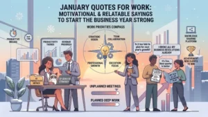 January Quotes for Work
