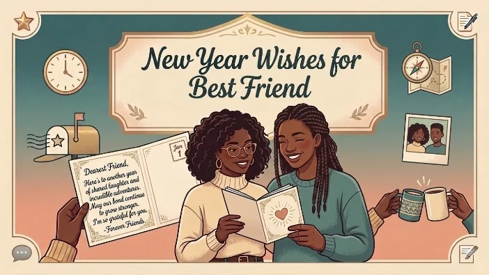 New Year Wishes for Best Friend