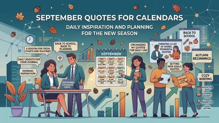 September Quotes for Calendars