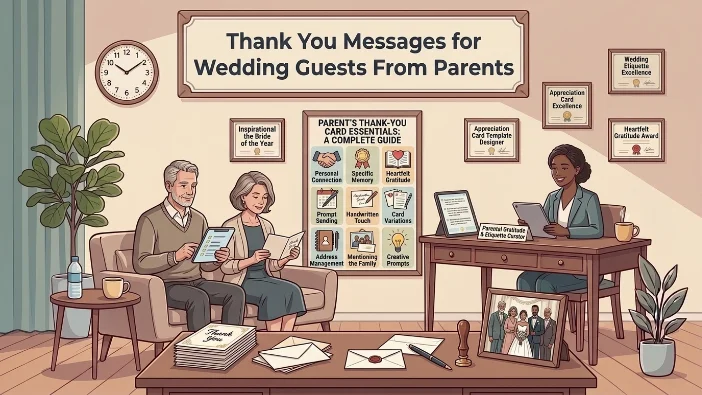 Thank You Messages for Wedding Guests From Parents