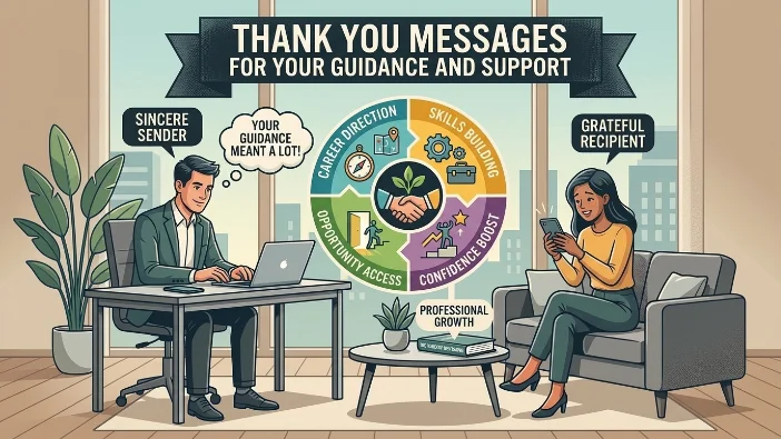 Thank You Messages for Your Guidance and Support