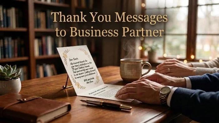 Thank You Messages to Business Partner