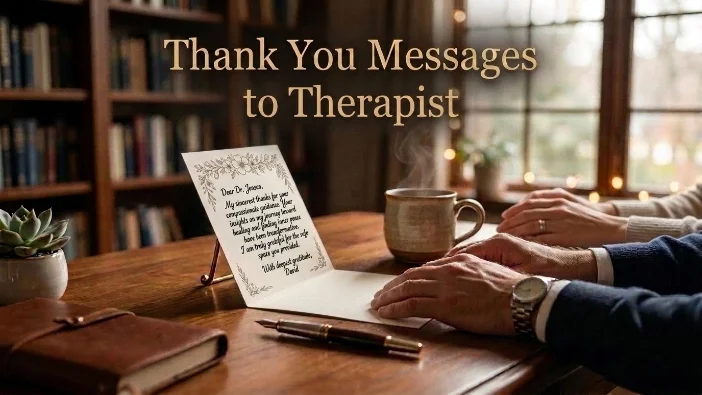 Thank You Messages to Therapist