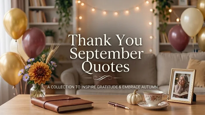 Thank You September Quotes