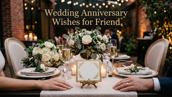 Wedding Anniversary Wishes for Friend