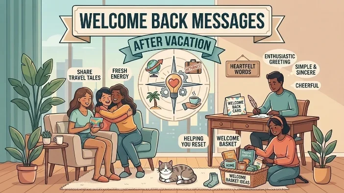 Welcome Back Messages After Vacation