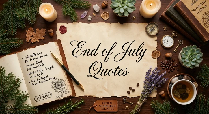 End of July Quotes