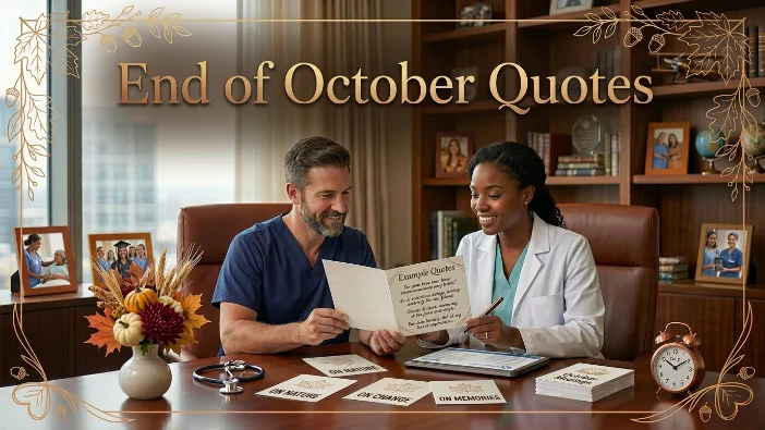 End of October Quotes