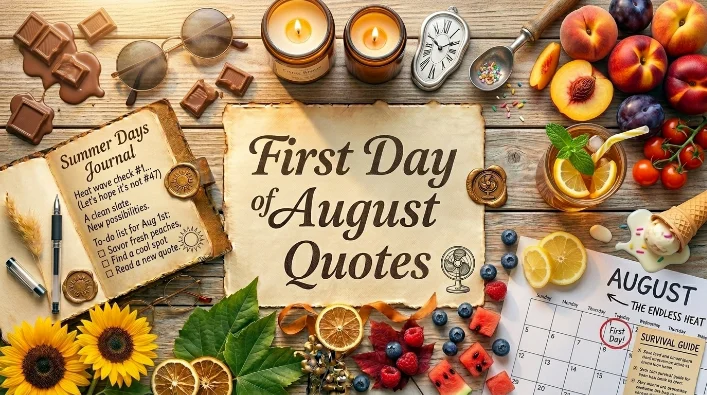 First Day of August Quotes