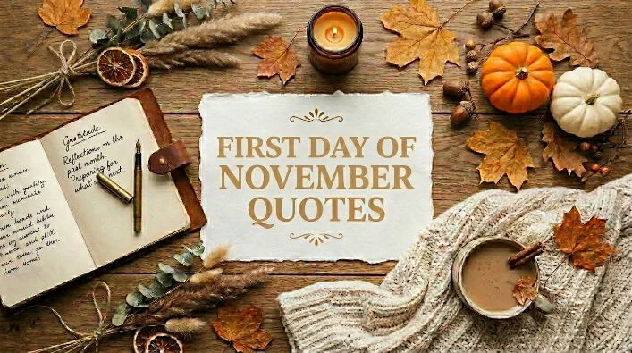 First Day of November Quotes