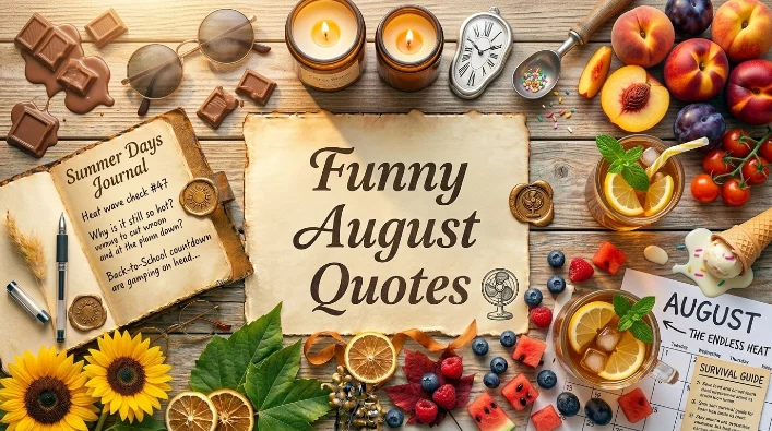 Funny August Quotes