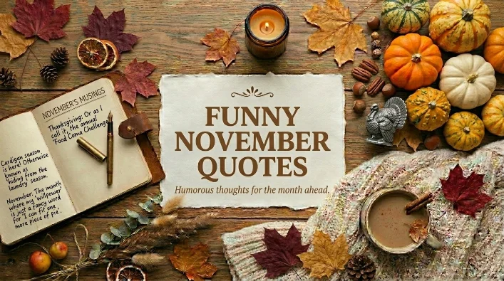 Funny November Quotes