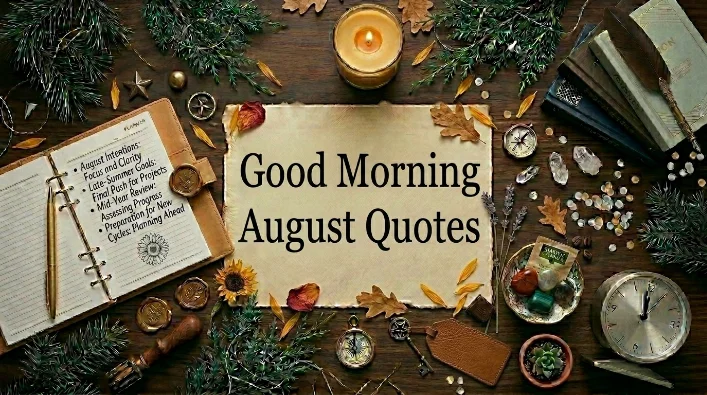 Good Morning August Quotes