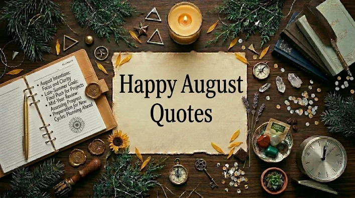 Happy August Quotes
