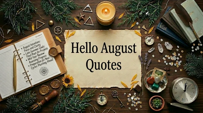 Hello August Quotes