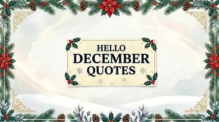 Hello December Quotes