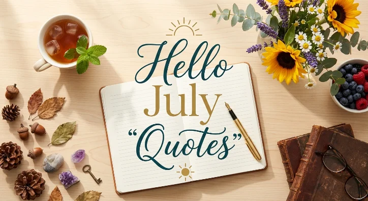 Hello July Quotes