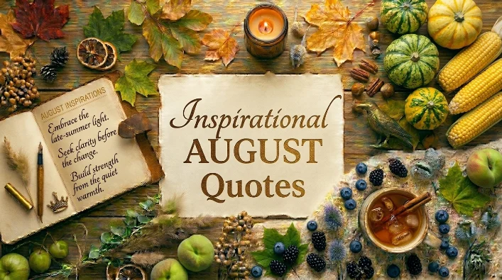 Inspirational August Quotes