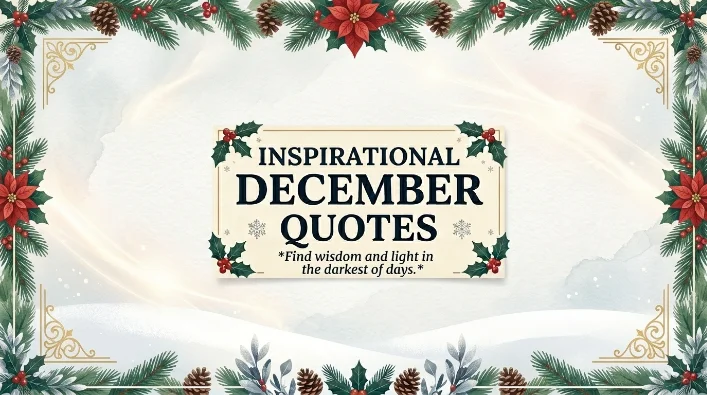 Inspirational December Quotes