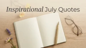 Inspirational July Quotes