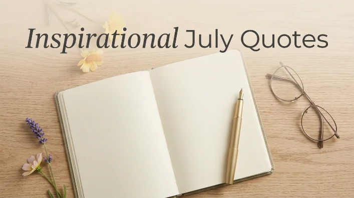 Inspirational July Quotes