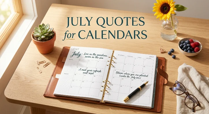 July Quotes for Calendars