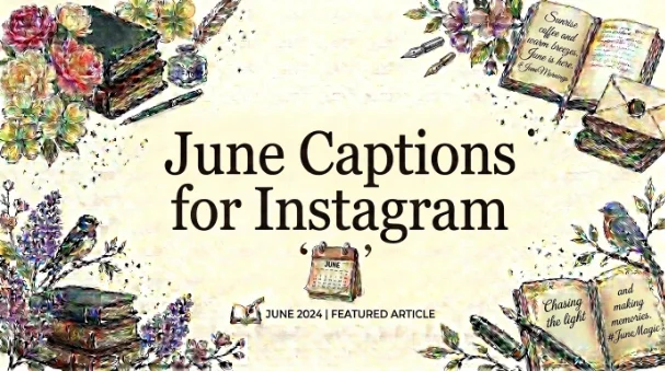 June Captions for Instagram