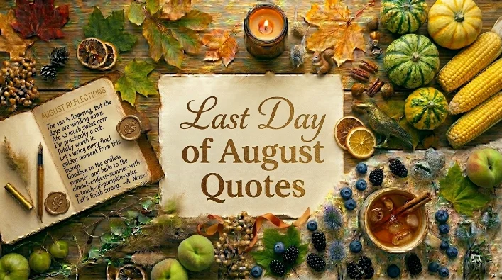 Last Day of August Quotes