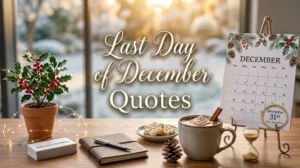 Last Day of December Quotes