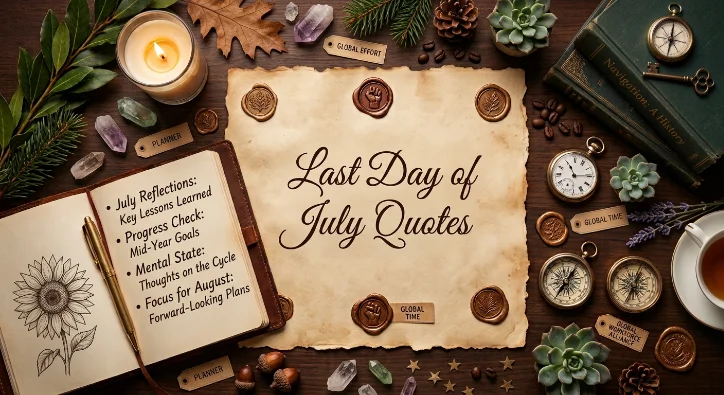 Last Day of July Quotes