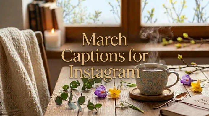 March Captions for Instagram