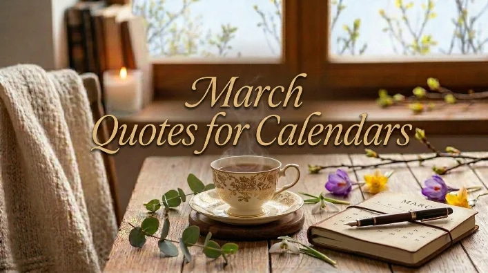 March Quotes for Calendars