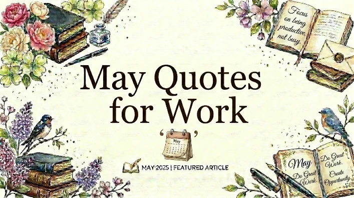 May Quotes for Work