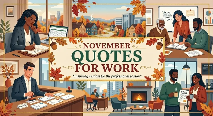 November Quotes for Work