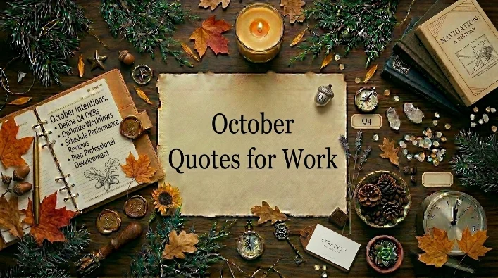 October Quotes for Work
