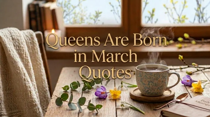 Queens Are Born in March Quotes