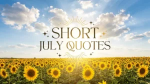 Short July Quotes